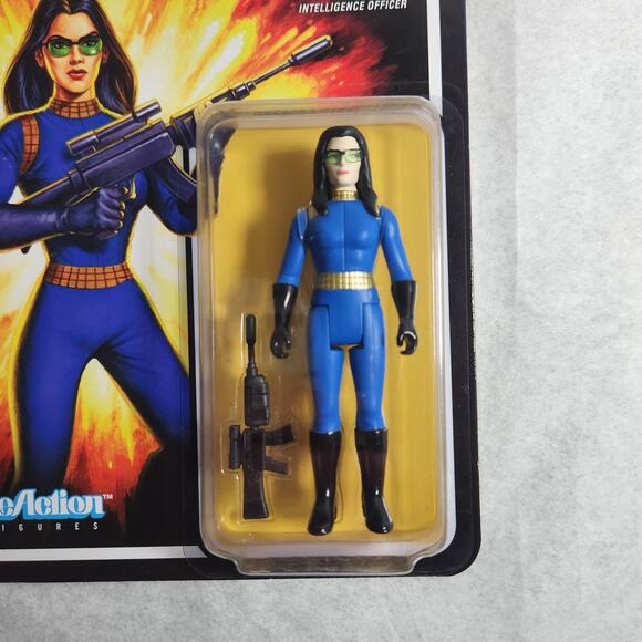 G. I. Joe Super 7 Reaction Figures Baroness 3.75" Figure New Sealed Hasbro 2021 - Picture 2 of 8